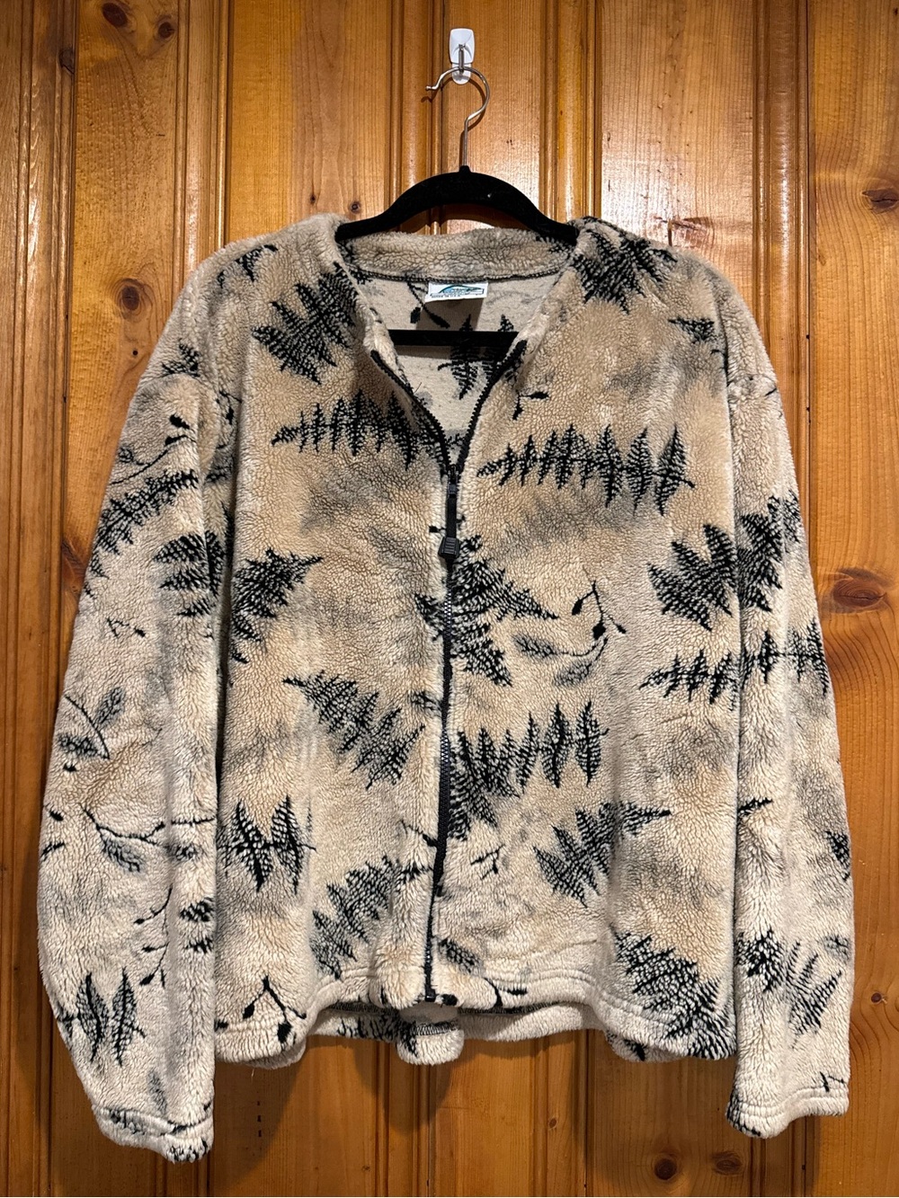 Vintage 90s fern fleece Jacket